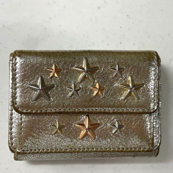 Jimmy Choo Metallic Star Wallet - Picture 1 of 7